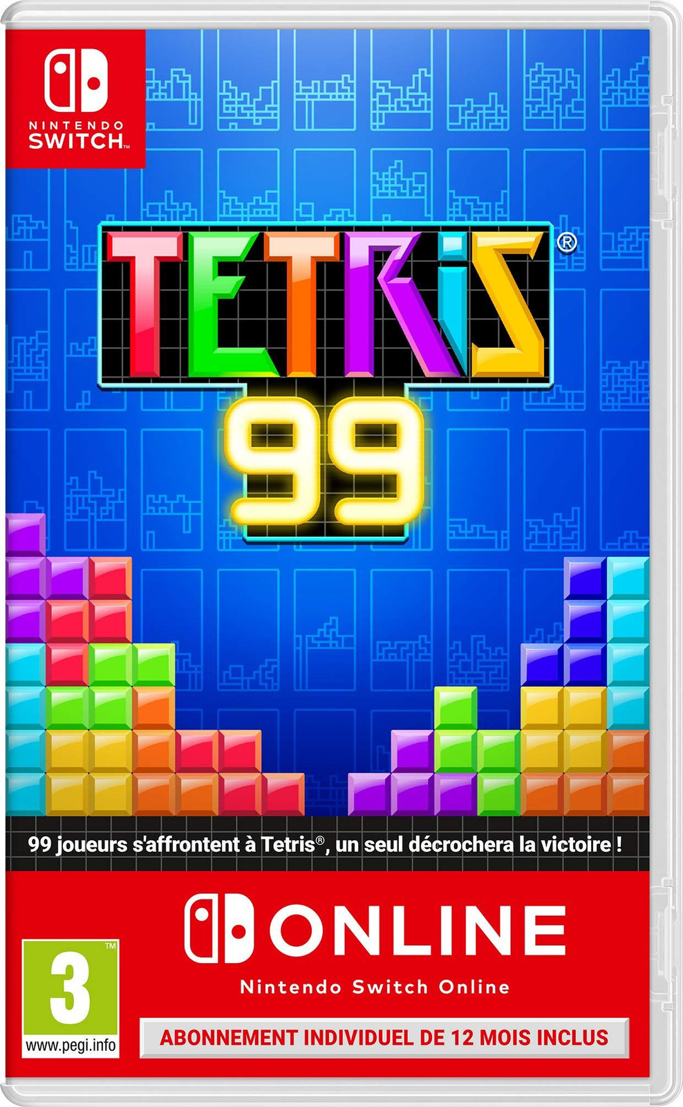 Nintendo Tetris 99 - Nintendo Switch Online (12 maanden) - Fysiek spel voor Nintendo Switch