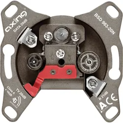 BSD 963-20N - Multimedia-Antennensteckdosen, Durchgang, 20 - 21 dB