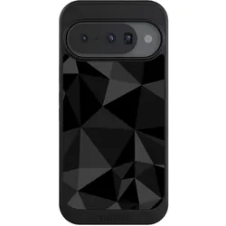 Nivocase Hülle für Google Pixel 10 Handyhülle NIVOcore Case Schwarz Abstrakt Geometric Muster (Google Pixel 10), Smartphone Hülle, Schwarz