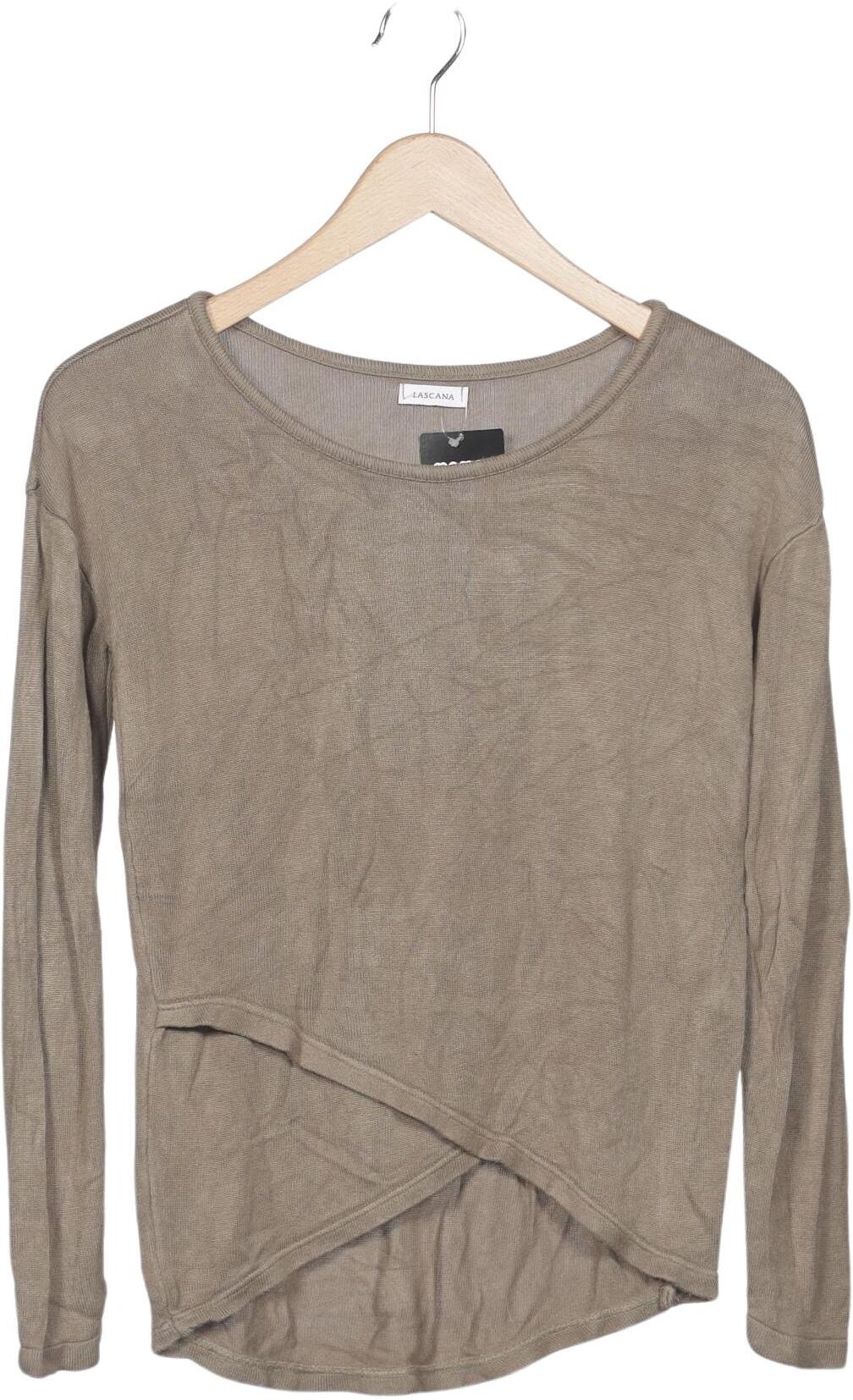 Lascana Damen Langarmshirt, Beige, Gr. S, kein / Etikett - Second Hand