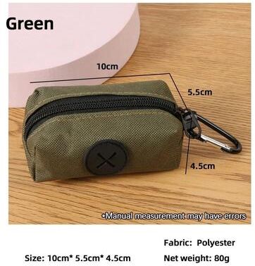 Uplift Essentials Outdoor Portable Pet Garbage Bag Dispenser green