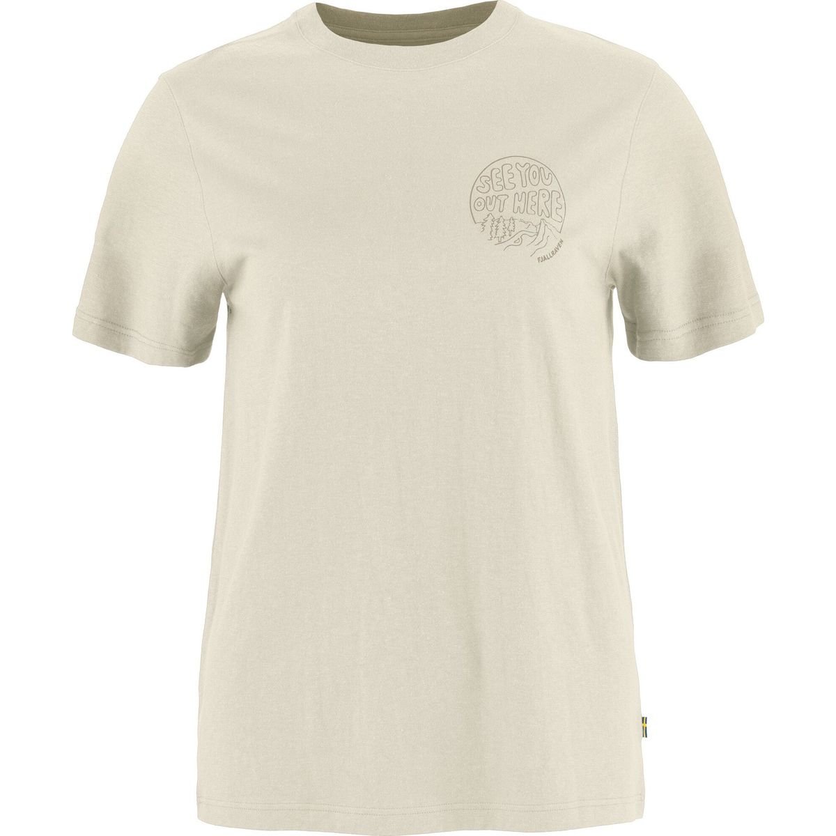 Fjällräven Hemp Blend Out Here T-shirt W chalk white (113) XL F14600215-113-XL