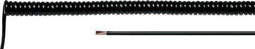 HELU 85744 Spiralkabel LiF12Y11Y 500mm / 2000mm 4 x 0.50mm² Schwarz 1St.