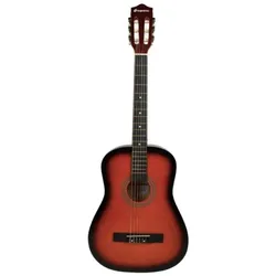 Salvador Cortez SUPRIMO CGS3 SB - Gitara klasyczna 4/4 sunburst do nauki (ABS, Kunststoff, Lindenholz, Nylon, Okoume), Gitarre, Bronze, Schwarz