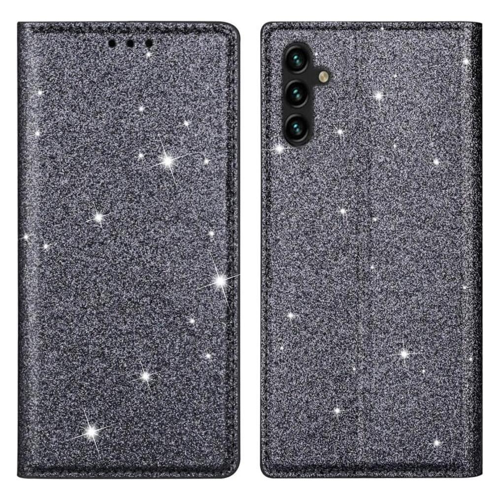 Cover-Discount Galaxy A54 - Flip Case Glitter grau (Samsung Galaxy A54) (660124589D)