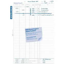 Avery, Formular, Formularbuch Kassenbuch