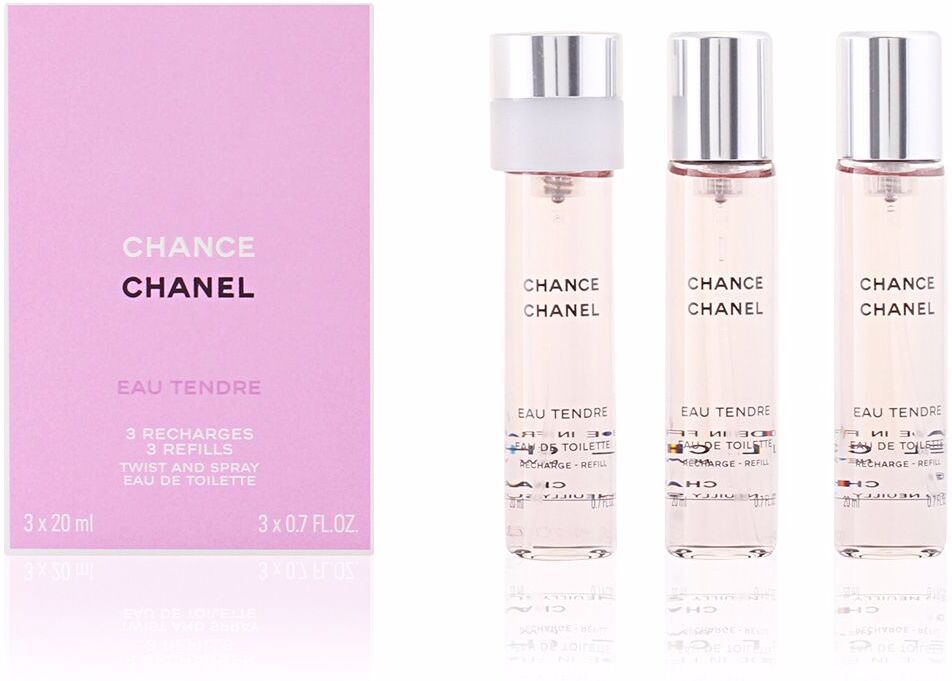 Chanel Chance Eau Tendre eau de toilette twist & spray 3 recharges 3 x 20 ml