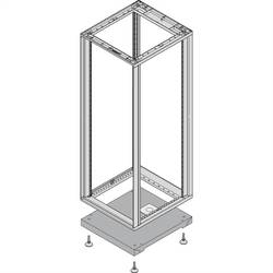 nVent SCHROFF 27230072 19 Zoll Netzwerkschrank-Sockel Geeignet für Schranktiefe: 800 mm Grau