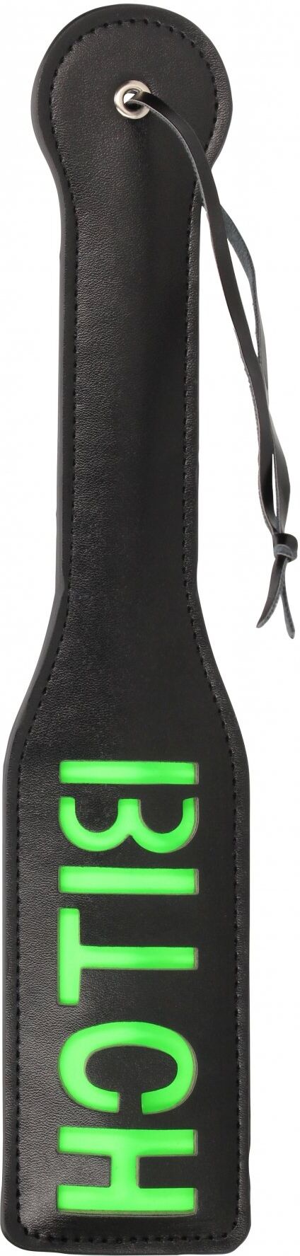 Ouch! Glow in the Dark 'Bitch'' Paddle - Glow in the Dark