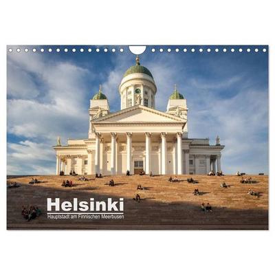 Helsinki - Hauptstadt am Finnischen Meerbusen (Wandkalender 2027 DIN A4 quer), CALVENDO Monatskalender
