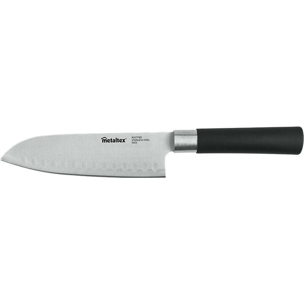 Metaltex Asia Santoku mes, 30 cm, zwart/roestvrij staal