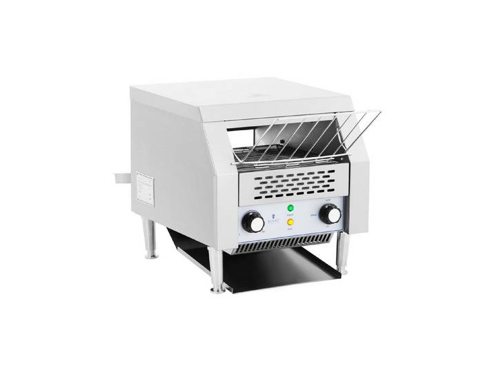 Royal Catering Tunnel-Toaster Durchlauftoaster 2200 W Kettentoaster 350 Toasts/h 7 Geschwindigkeiten, 2,200 W