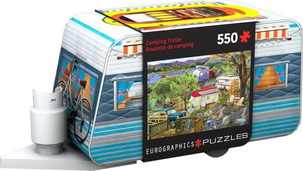 Eurographics Puzzel in blikdoos Camper/Caravan 550 stukjes