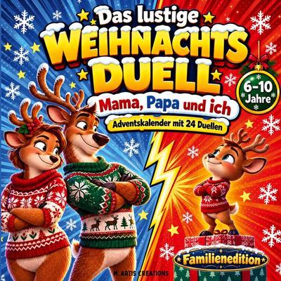 Das lustige Weihnachtsduell - Mama, Papa und ich. Adventskalender mit 24 Duellen, Taschenbuch von M. Artis Creations, BoD – Books on Demand,