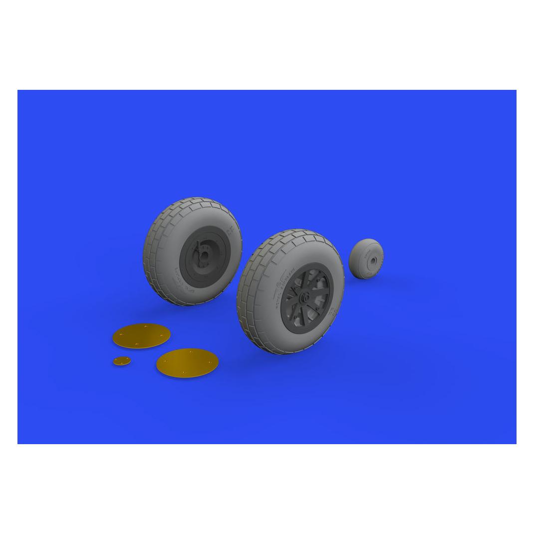 Eduard P-40E wheels for Trumpeter (632160)