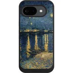 Nivocase Handyhülle für Google Pixel 10a Hülle NIVOpure Case Schwarz Kunst Malerei (Google Pixel 10a), Smartphone Hülle, Schwarz