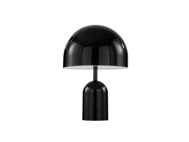 Tom Dixon - Bell LED Tischleuchte mit Akku, schwarz