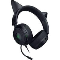 Kraken Kitty V3 X Black, Gaming-Headset schwarz/grün, 3,5-mm-Klinkenstecker