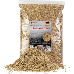 Moritz 0,85kg Räucherspäne Buche fein 0,75 -2 mm Räuchern I Kalträuchern von Fisch Fleisch Wurst Käse Gemüse auch für BBQ I Grill - Räuchermehl