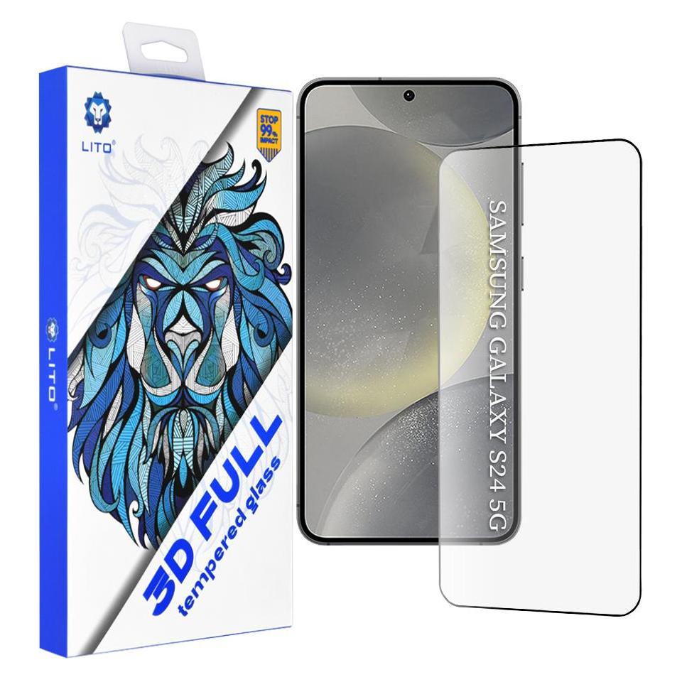 Lito - 3D Full Cover - Samsung Galaxy S24 / S25 - Black (1 Stk., Samsung Galaxy S24, Samsung Galaxy S25) (60003222)