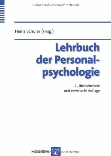 Heinz Schuler - Lehrbuch der Personalpsychologie - Preis vom 11.10.2026 15:43:13 h