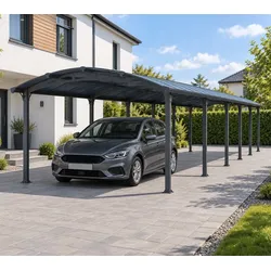 Palram - Canopia Aluminium Carport Arcadia 10600 | Anthrazit | 1072x359x242 cm - Anthrazit