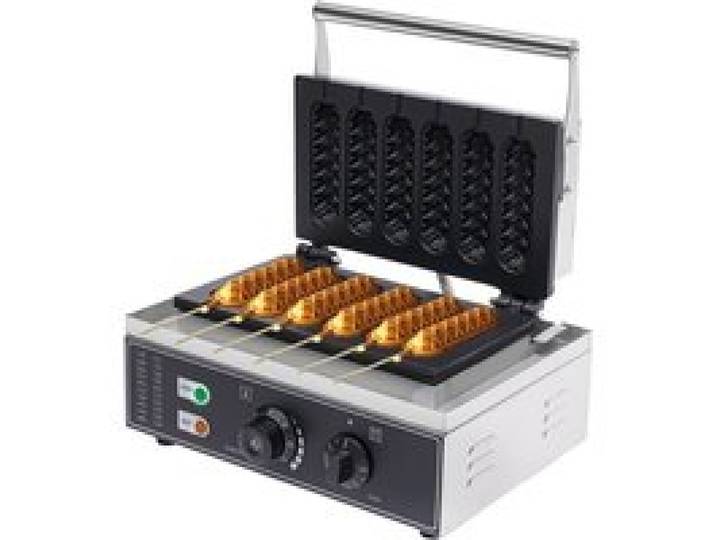 Appareils à hot dog 1500W Machine à saucisses avec agitateur 4 Eponge de nettoyage 2 Brosses