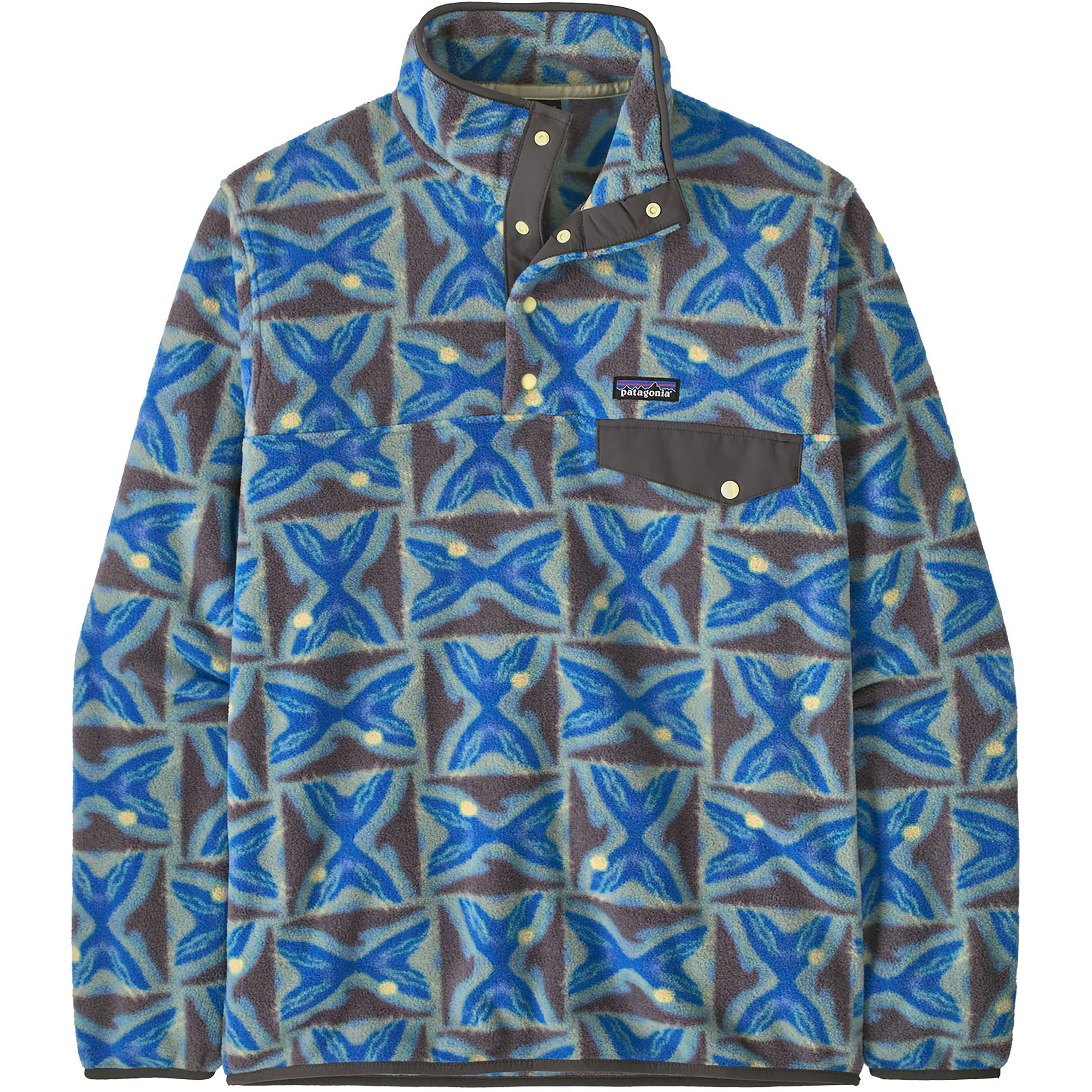 Patagonia LW Synch Snap-T Herren Pullover blau Größe M Trekking Atmungsaktiv