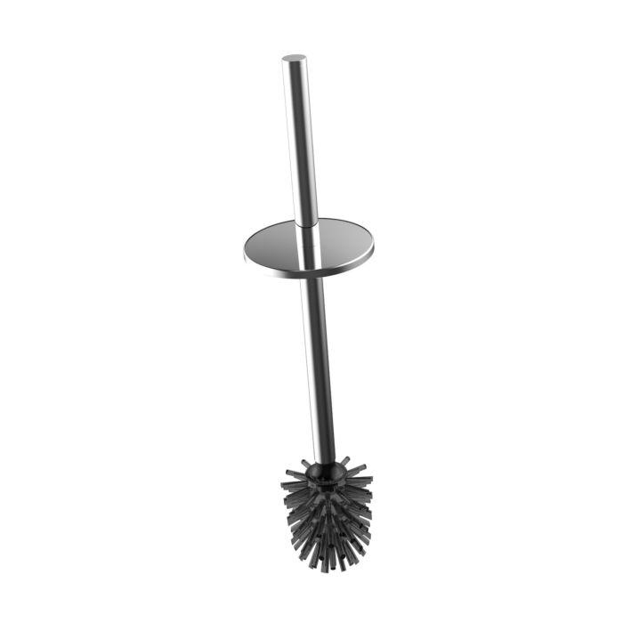 Emco Loft Bürste 351500191 schwarz, mit Deckel, Stiel chrom, für Bürstengarnitur