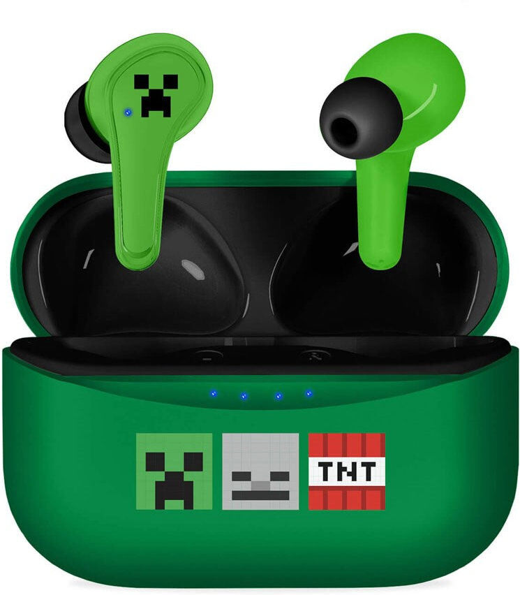 Minecraft OTL In-Ear True Wireless Høretelefoner - Grøn