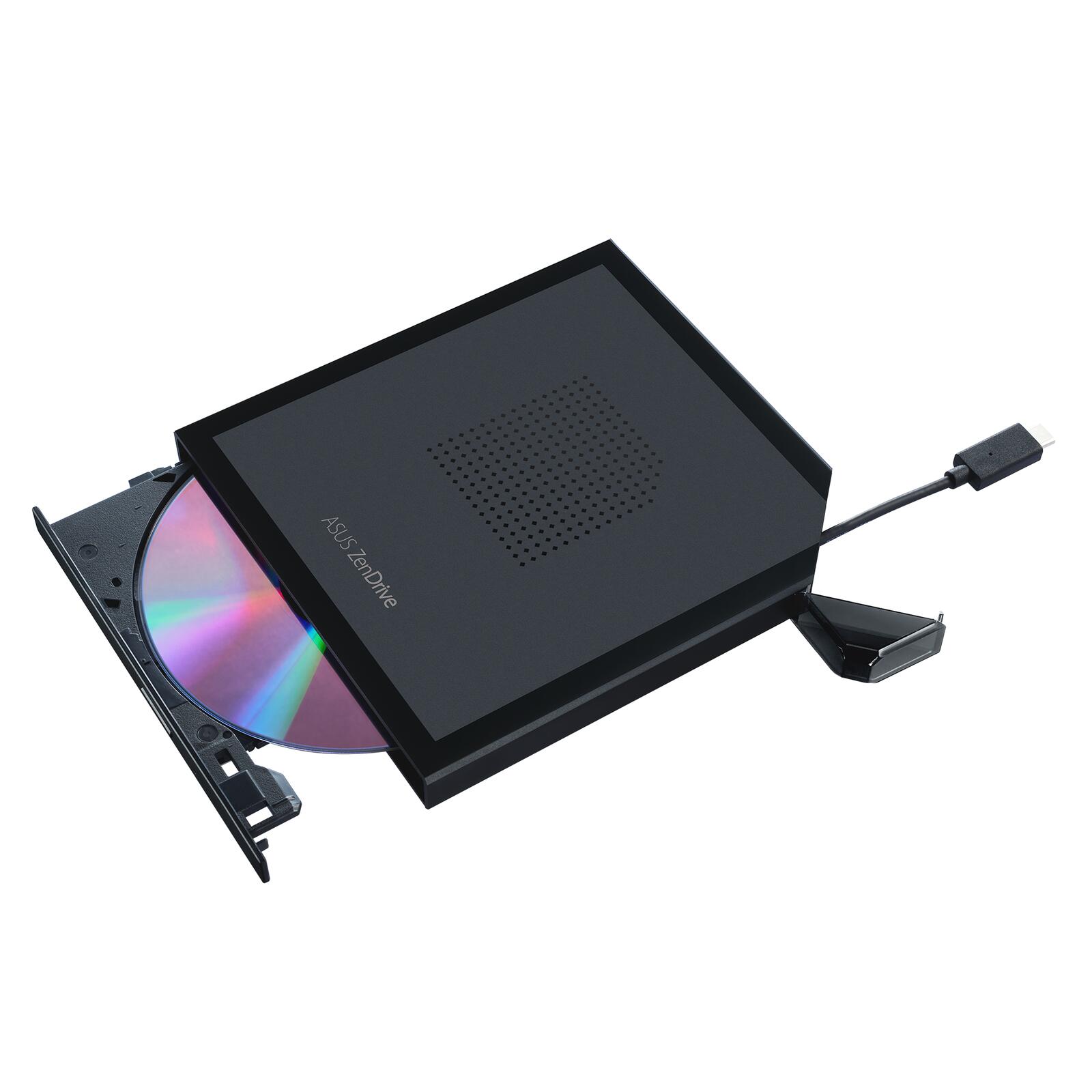 ASUS ZenDrive V1M (SDRW-08V1M-U) externes DVD-Laufwerk und-Brenner (integriertes Kabel-Storage-Design, USB-C-Schnittstelle, kompatibel mit Windows 11 und macOS, M-Disc) 90DD02L0-M29000