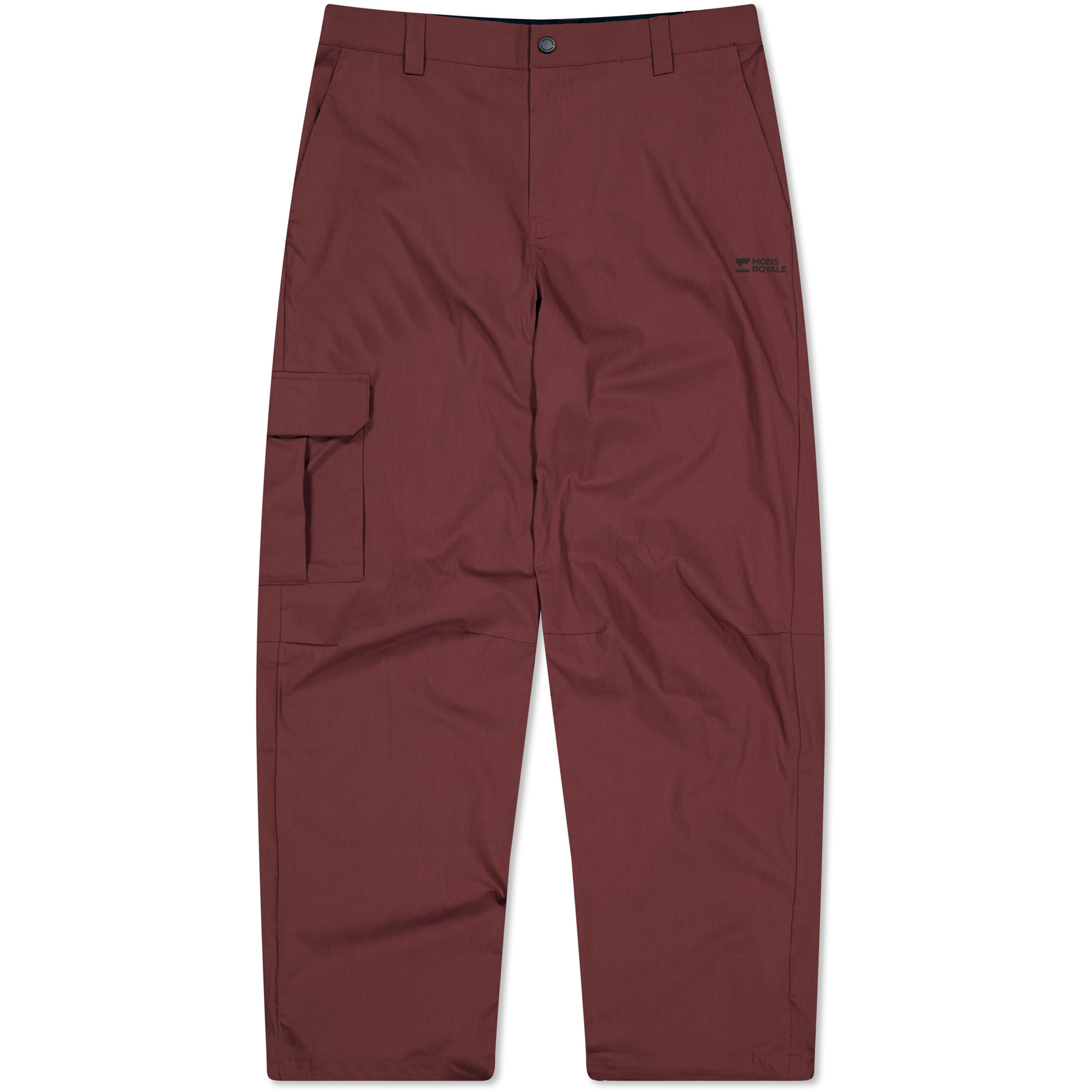Mons Royale All Mission Hose Herren Jeans & Freizeithose rot Größe XXL Trekking Elastisch Merinowolle