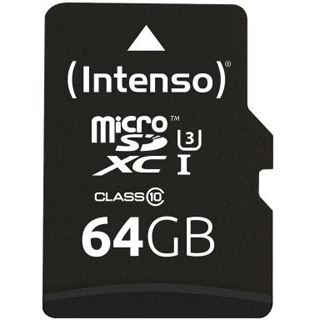128GB Intenso R90 microSDXC Professional Kit, UHS-I U1, Class 10 (3433491)