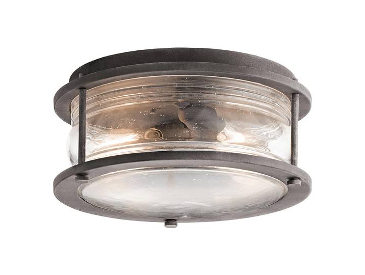 Plafonnier Ashland Bay Ø 31cm Gris/Gris