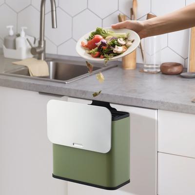 Garvee Kitchen Compost Bin for Countertop or Under Sink, 1.3 Gallon Stainless Steel Hanging Trash Can