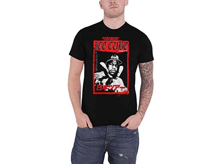 T-Shirt # M Unisex Black # Kanji Peace Sign