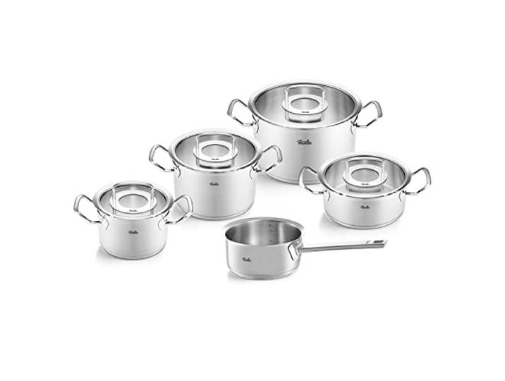 Topf-Set FISSLER Original-Profi Collection , silber (silberfarben), Töpfe, Made in Germany