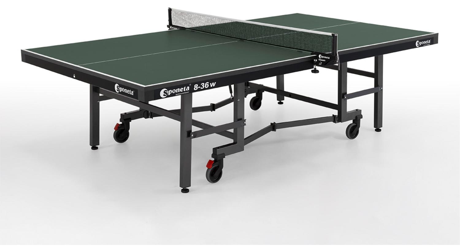Sponeta Indoor-Tischtennisplatte "S 8-36 w" (S8 Line) grün