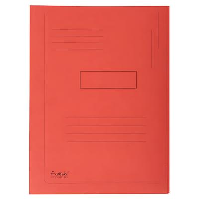 Exacompta 50er Packung Aktenmappen mit Beschriftungsfeld und 2 Klappen aus Recycling Karton 290g Forever,24x32cm