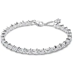 Pandora 595069C01 Damenarmband Silber Triangel Tennis-Armband4045, 18 cm