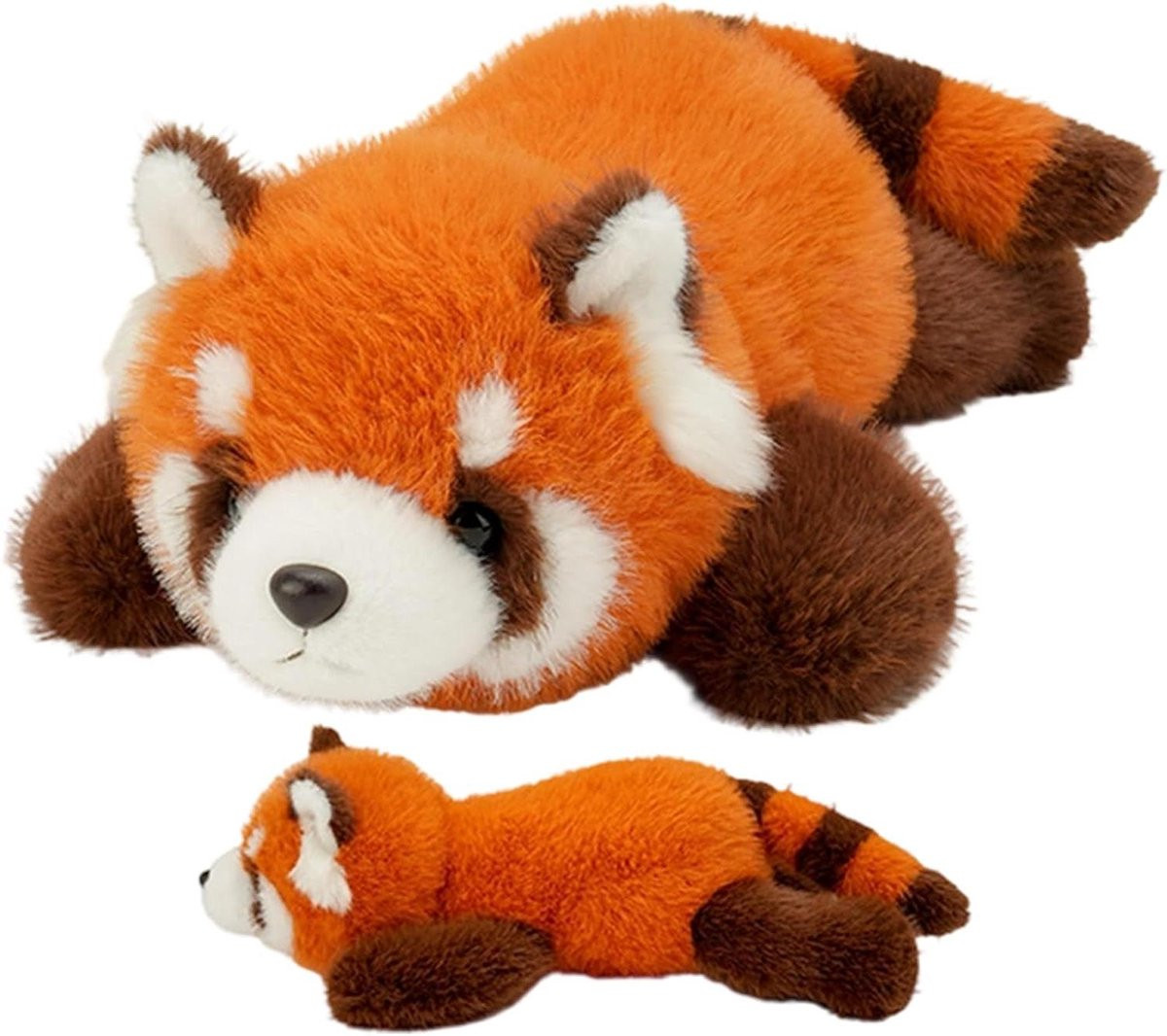 Rode Panda Pluche Kussen - Zacht Knuffelkussen voor Volwassenen - Rood