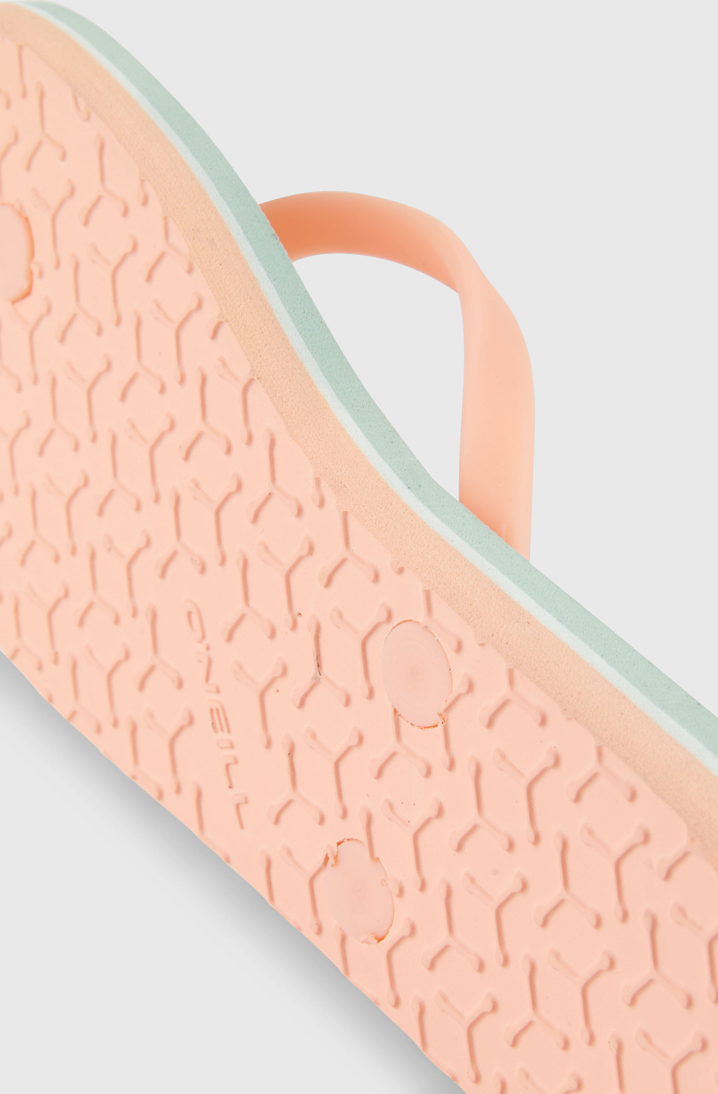 Zehentrenner O'NEILL "PROFILE GRAPHIC SANDALS", Mädchen, Gr. 36, bunt (grün wmns tropicana), Synthetik, Schuhe Zehentrenner, Sommerschuh, mit Gummi-Laufsohle grün wmns tropicana 36