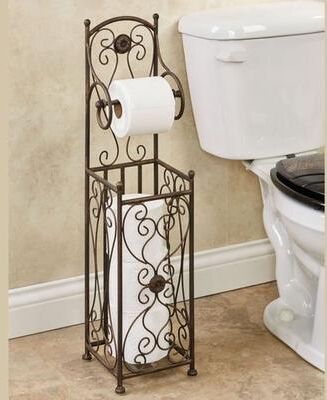 Touch of Class Kadalynn Toilet Paper Stand Antique Bronze , Antique Bronze