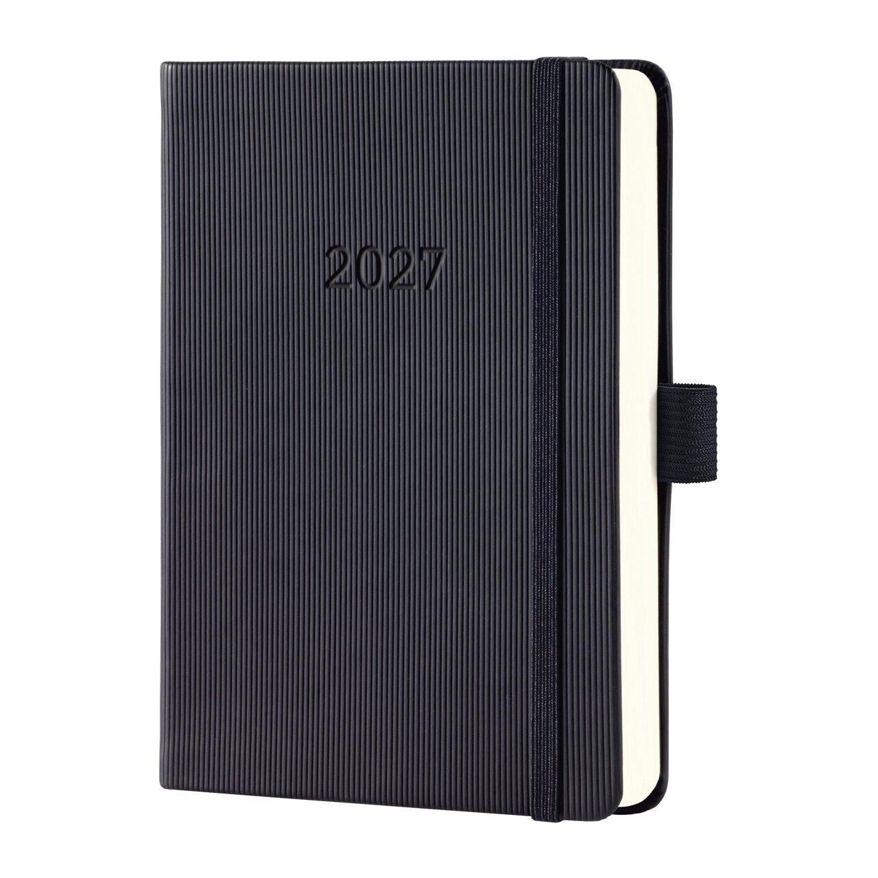 SIGEL Tageskalender Conceptum 2027 ca. A6 Hardcover schwarz, 1 St.