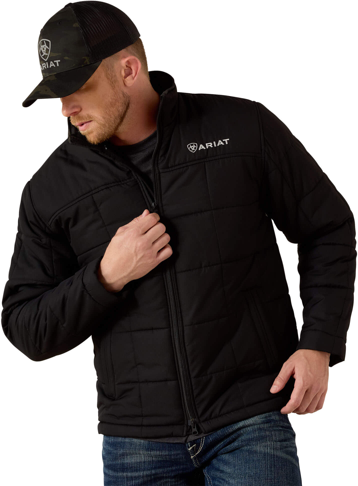 Men's Crius Insulated Jacket in Black, Size: XL by Ariat