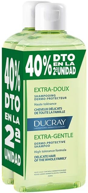 Ducray Champô Equilibrante Dermoprotetor Duplo 2 Unds 400 ml