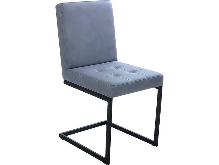 Freischwinger, Microfaser, Blau ocean 52, 91 cm hoch, Gepolstert, K+W Komfort & Wohnen