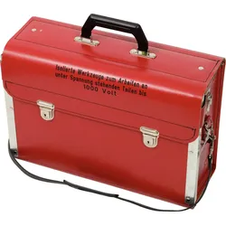 KS Tools Werkzeugkoffer, leer, Leder - 117.1830-99