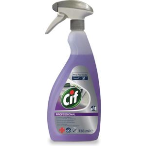 Cif Hygienereiniger 101107796, Professional Pro Formula, 2in1, Desinfektionsreiniger, Spray, 750ml