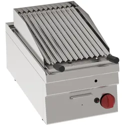 EURAST - Lavastein-gasgrill auftisch - 350x600x280 mm - 6,9 Kw - 30130311